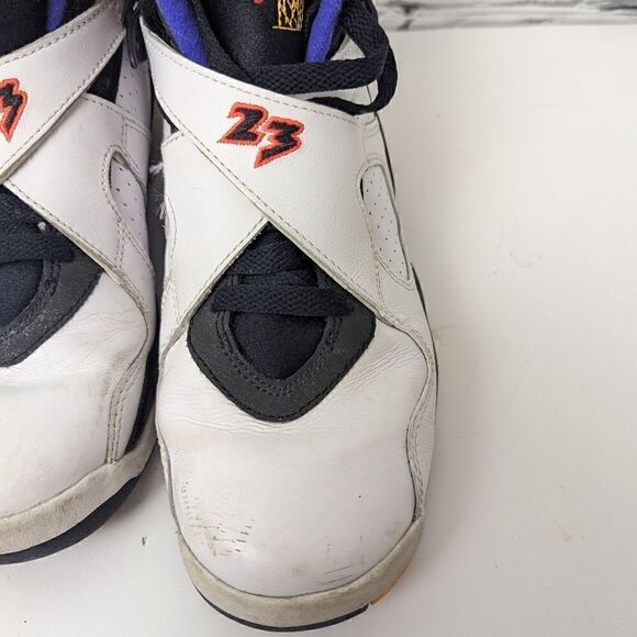 Nike air Jordan 8 retro Three peat Youth running shoes 6Y - Picture 6 of 10